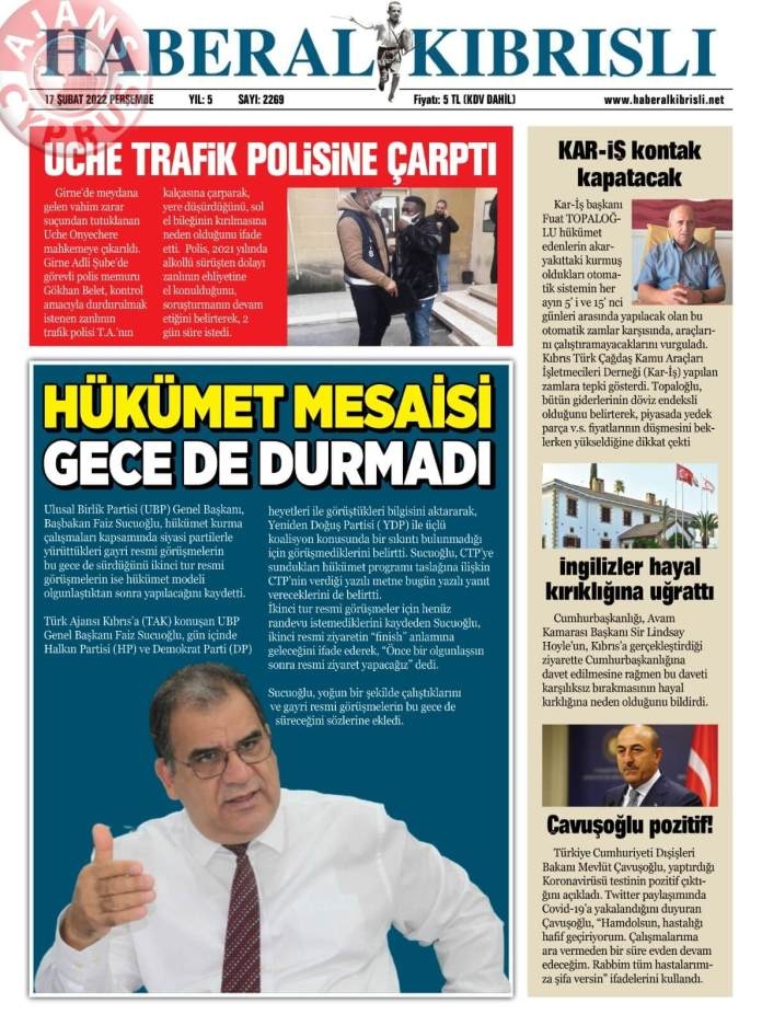 17 Şubat 2022 Perşembe Gazete Manşetleri 3