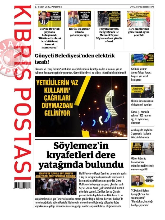 17 Şubat 2022 Perşembe Gazete Manşetleri 9