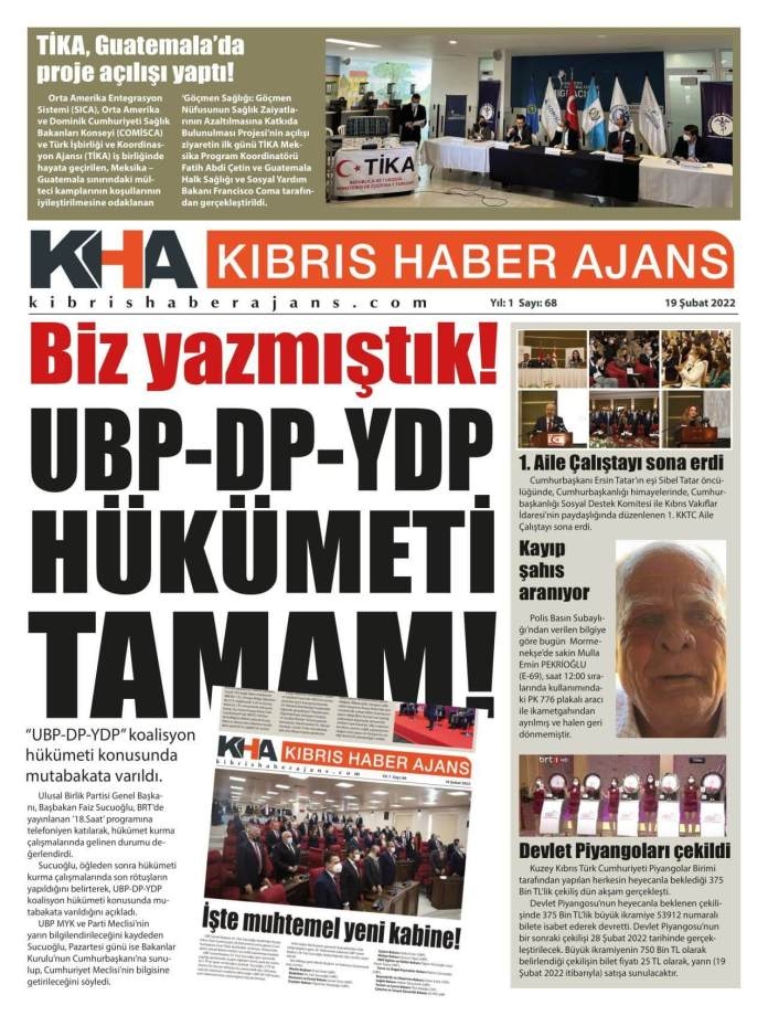 19 Şubat 2022 Cumartesi Gazete Manşetleri 9