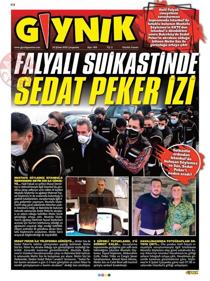 23 Şubat 2022 Çarşamba Gazete Manşetleri 12