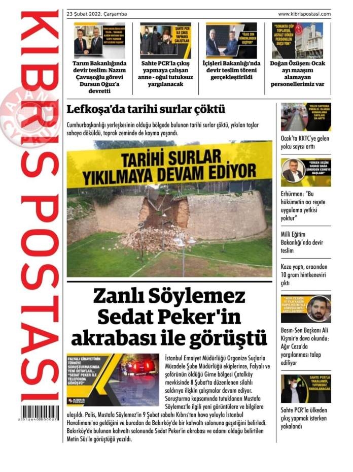 23 Şubat 2022 Çarşamba Gazete Manşetleri 14