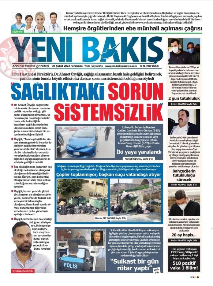 24 Şubat 2022 Perşembe Gazete Manşetleri 5