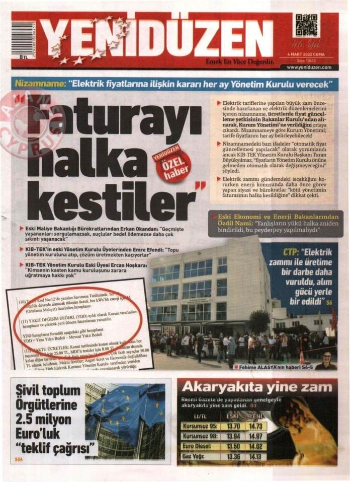 4 Mart 2022 Cuma Gazete Manşetleri 6