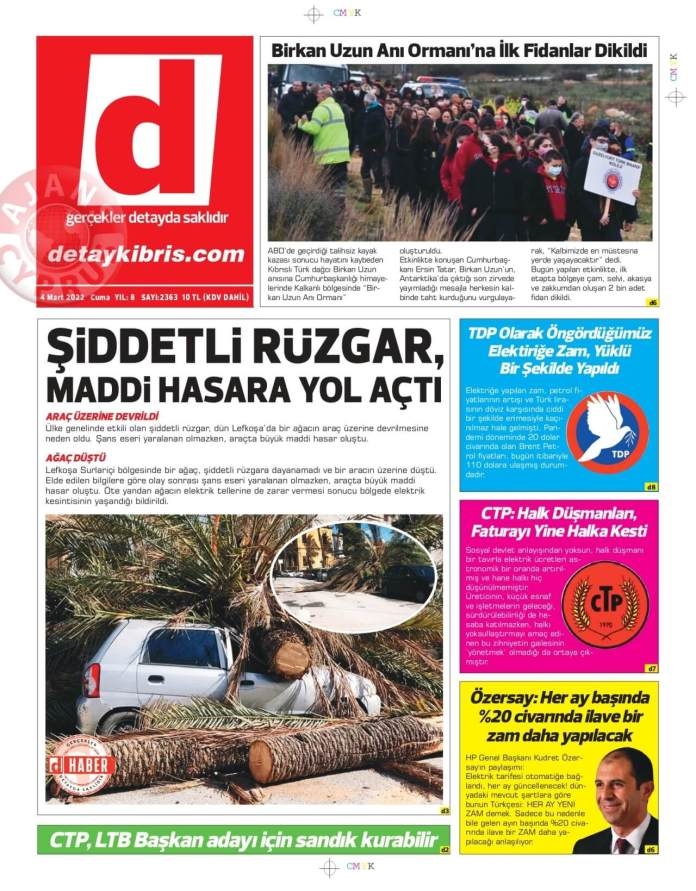 4 Mart 2022 Cuma Gazete Manşetleri 7