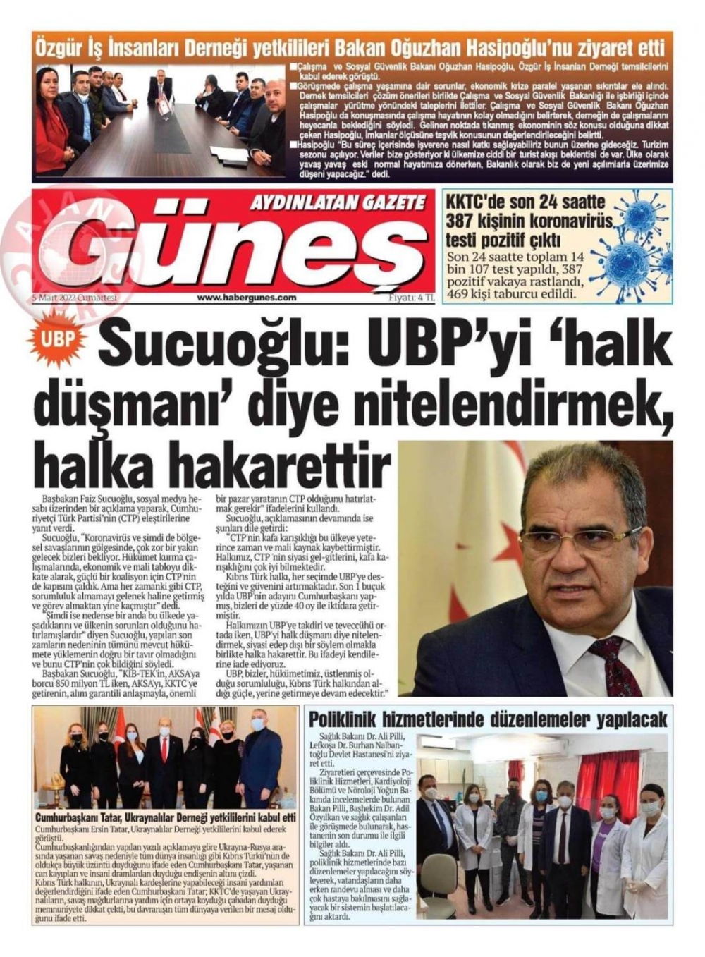 5 Mart 2022 Cumartesi Gazete Manşetleri 9