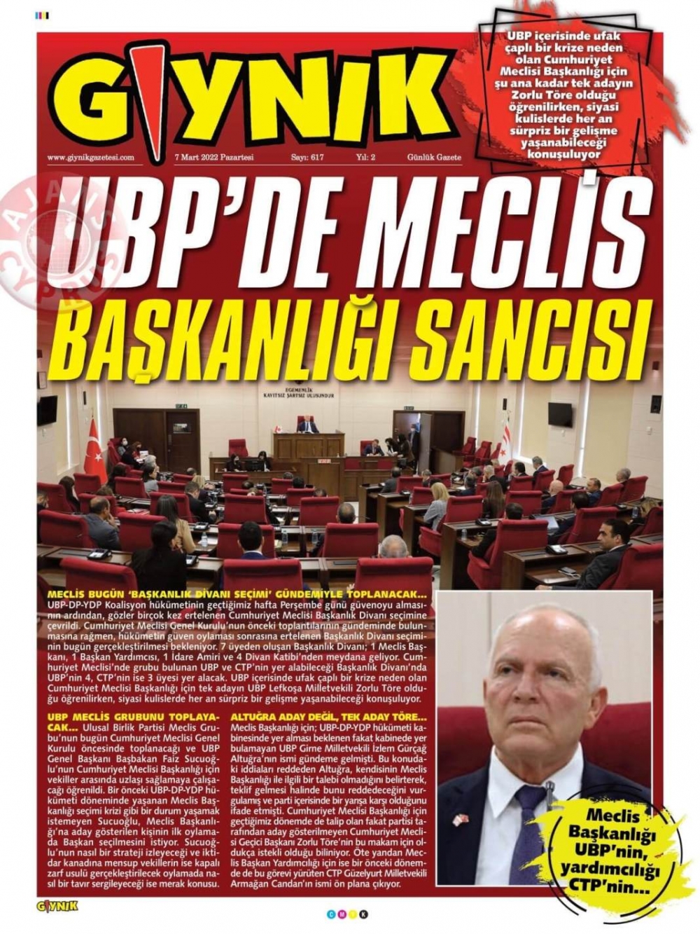 7 Mart 2022 Pazartesi Gazete Manşetleri 11