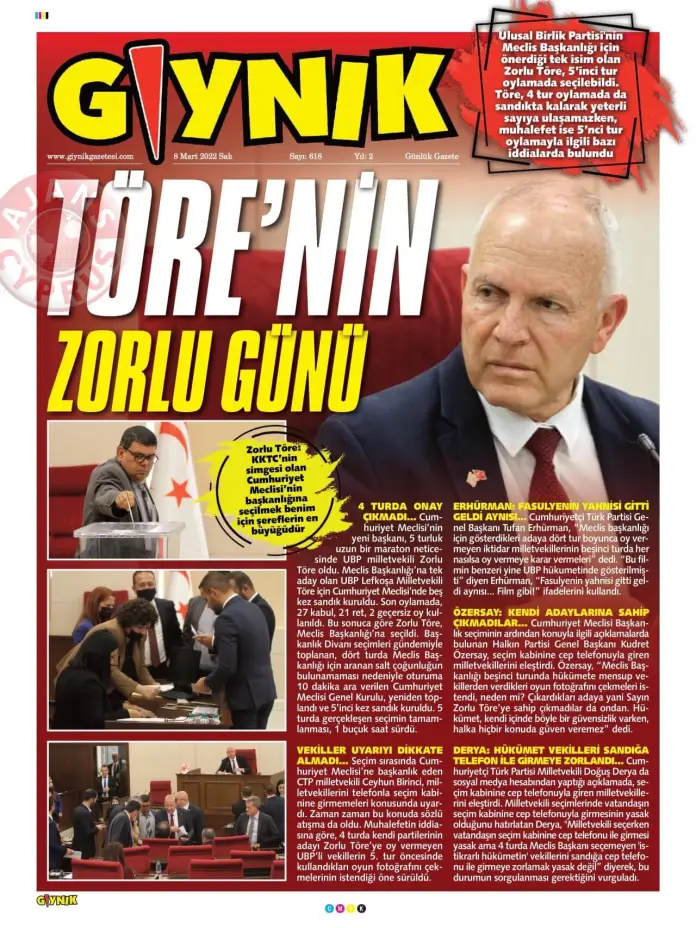 8 Mart 2022 Salı Gazete Manşetleri 3