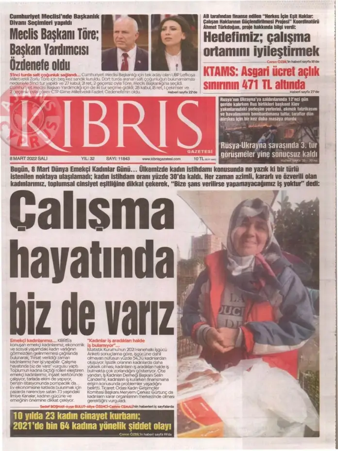 8 Mart 2022 Salı Gazete Manşetleri 4