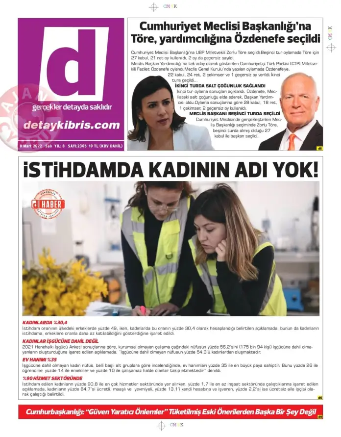 8 Mart 2022 Salı Gazete Manşetleri 9