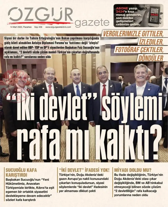 14 Mart 2022 Pazartesi Gazete Manşetleri 14