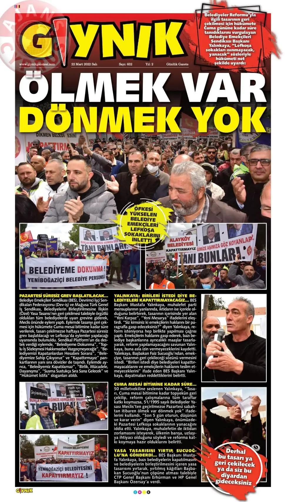 22 Mart 2022 Çarşamba Gazete Manşetleri 5