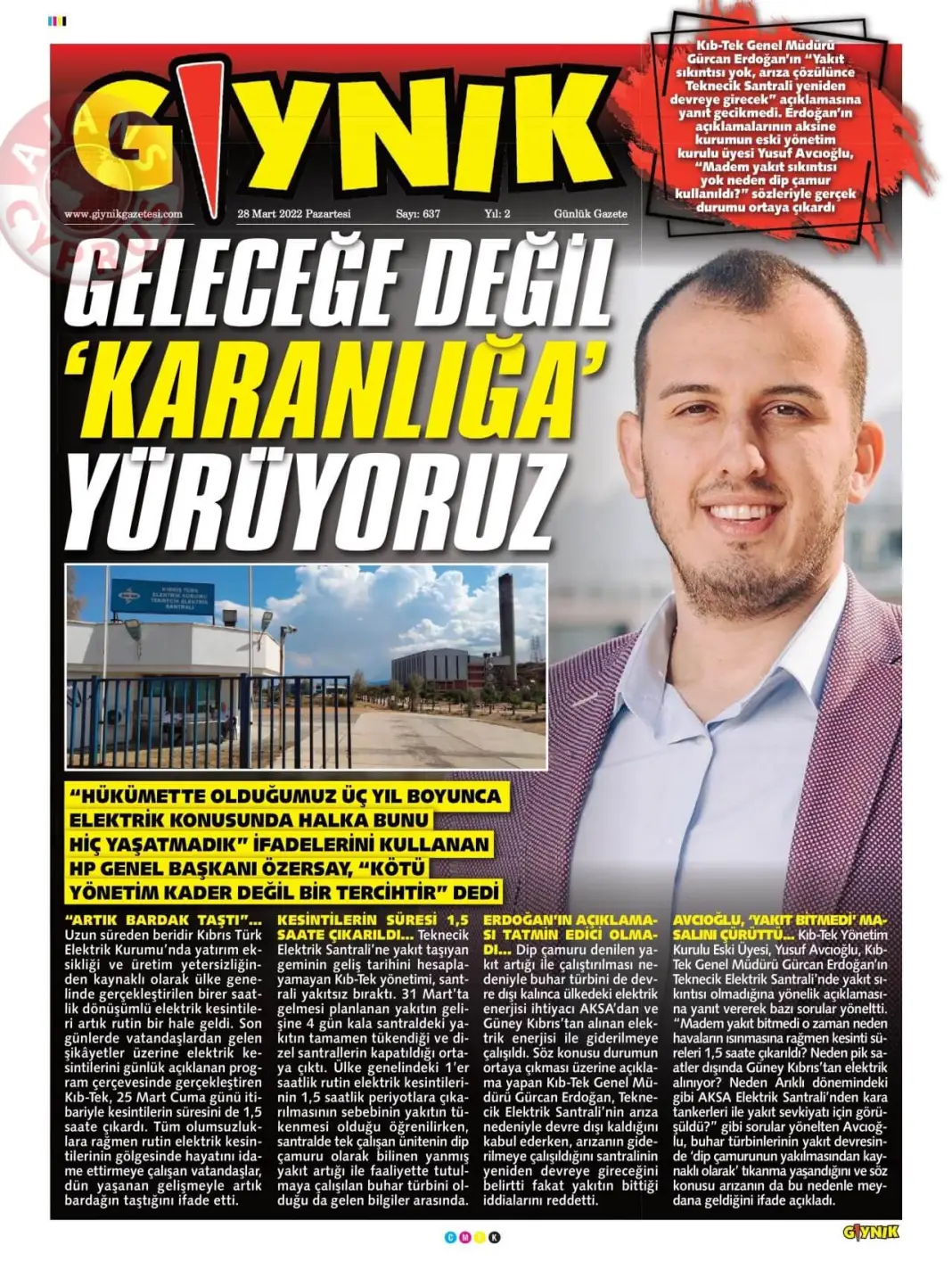 28 Mart 2022 Pazartesi Gazete Manşetleri 15