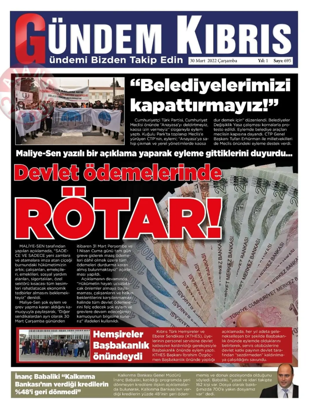 30 Mart 2022 Çarşamba Gazete Manşetleri 11
