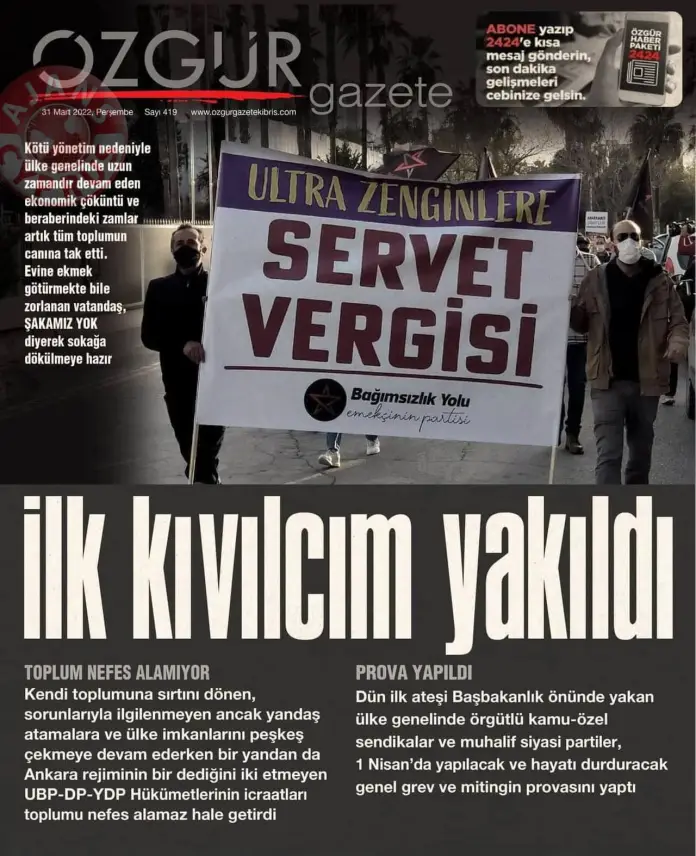31 Mart 2022 Perşembe Gazete Manşetleri 12