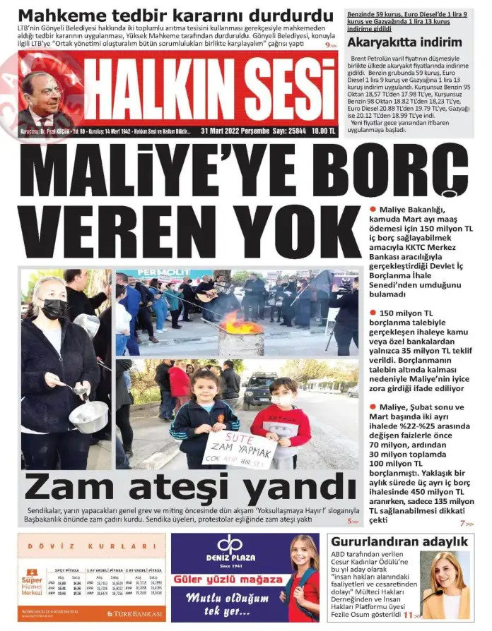 31 Mart 2022 Perşembe Gazete Manşetleri 4
