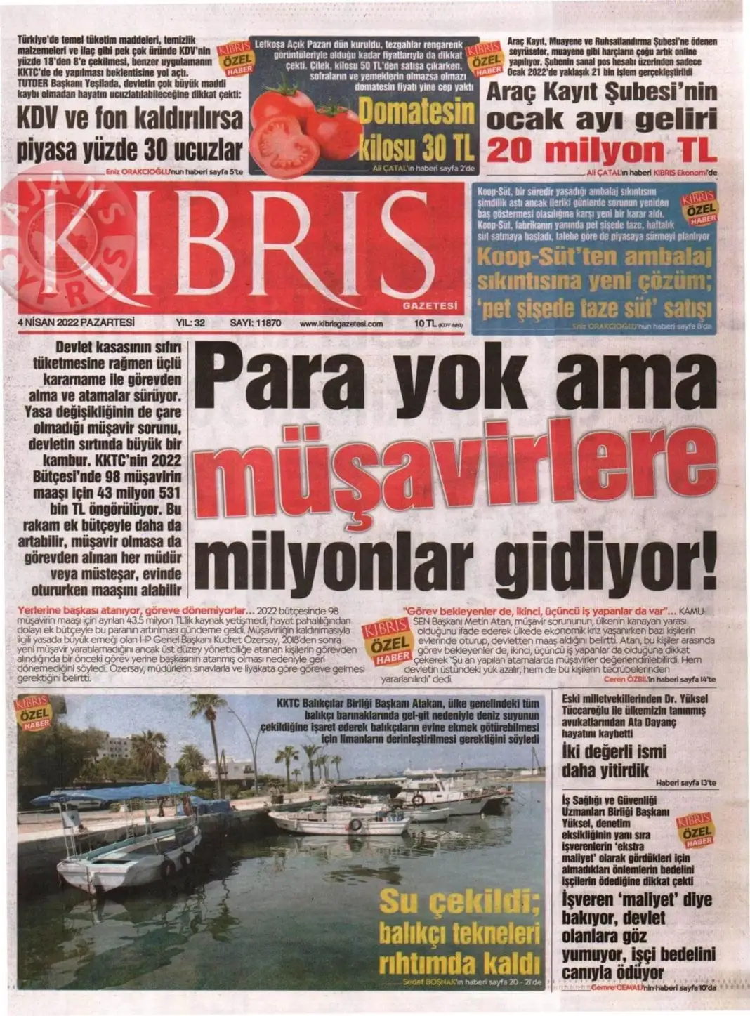 4 Nisan 2022 Pazartesi Gazete Manşetleri 3