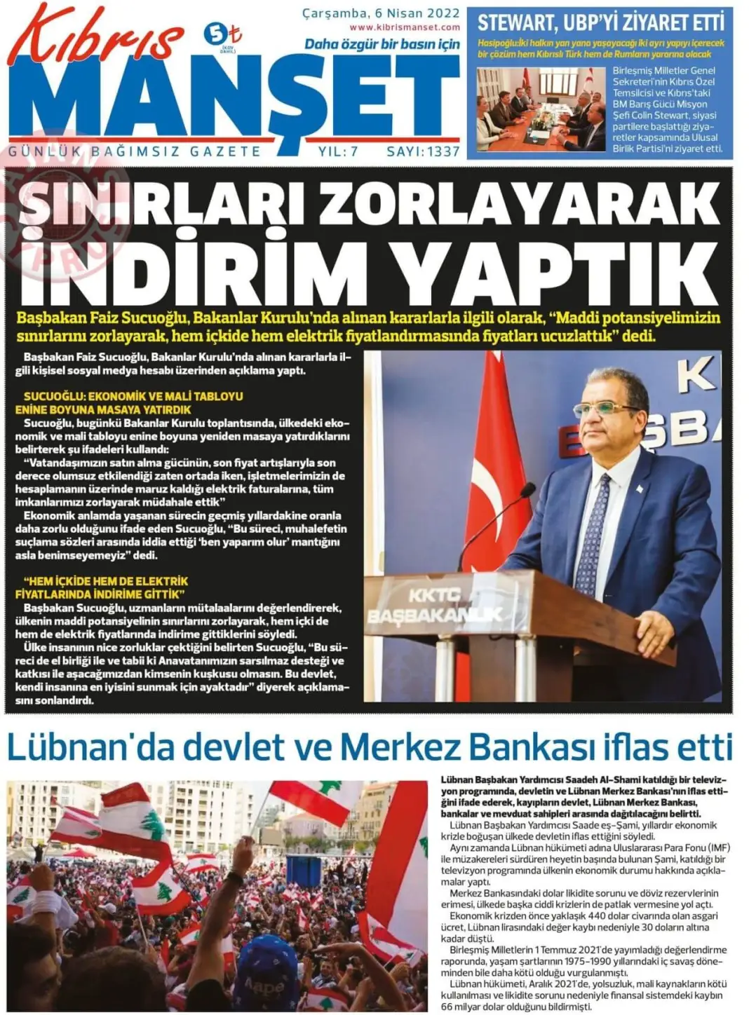 6 Nisan 2022 Çarşamba Gazete Manşetleri 11