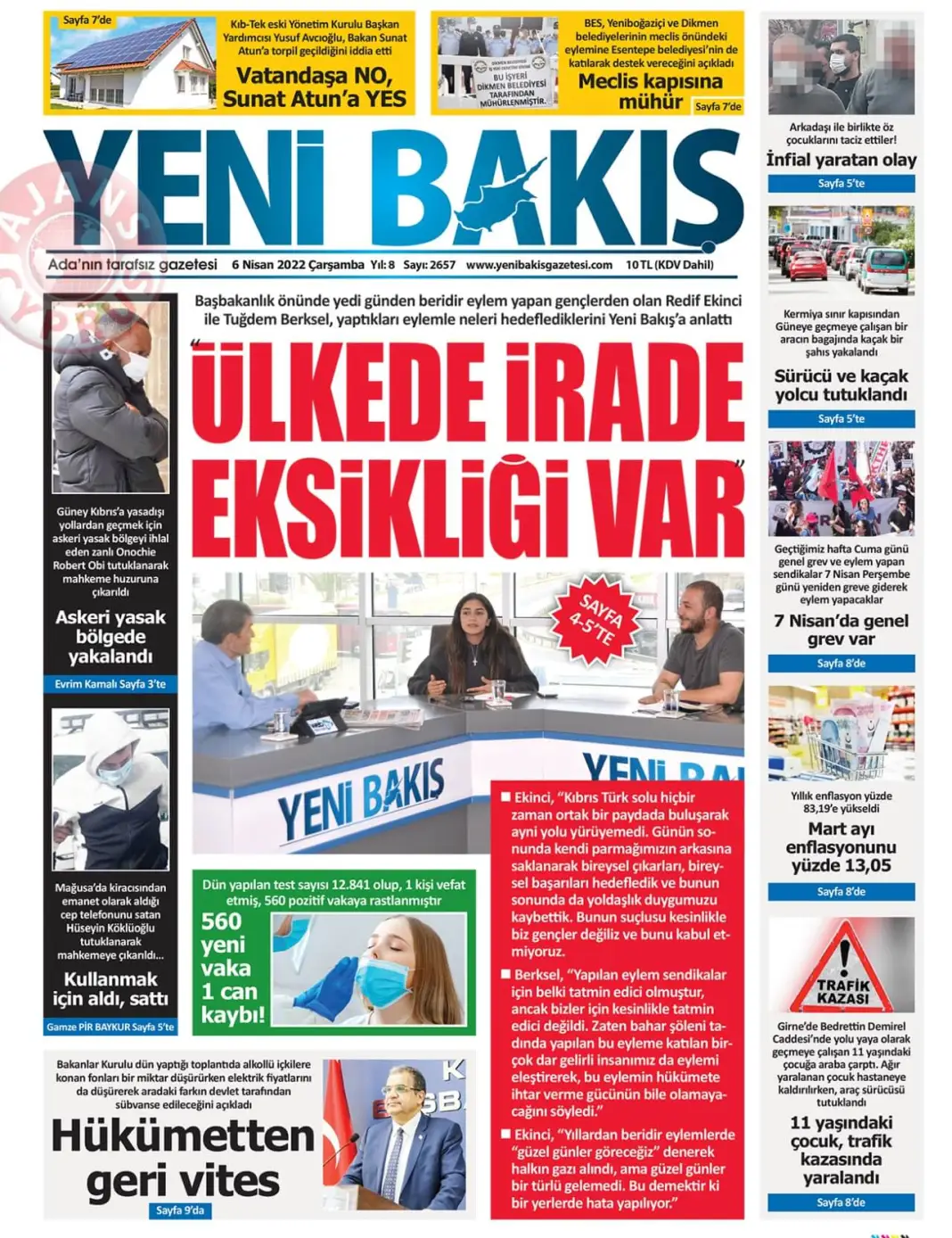 6 Nisan 2022 Çarşamba Gazete Manşetleri 5