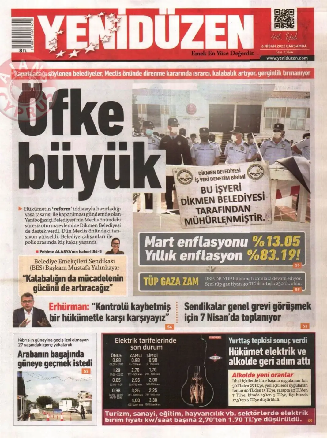 6 Nisan 2022 Çarşamba Gazete Manşetleri 6