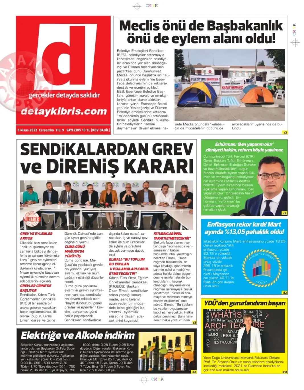 6 Nisan 2022 Çarşamba Gazete Manşetleri 8