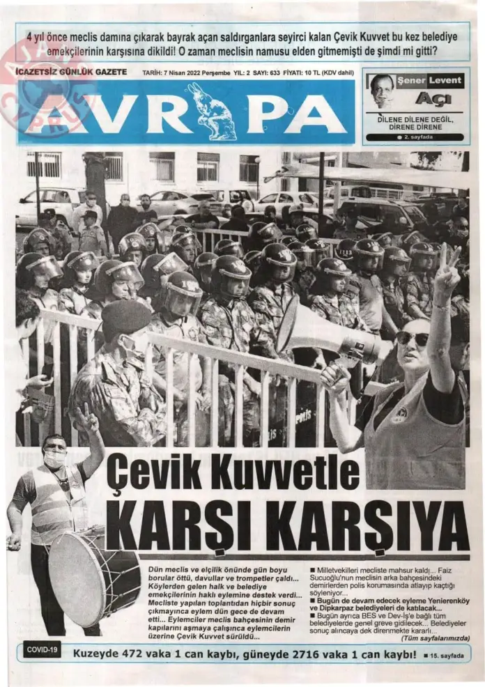 7 Nisan 2022 Perşembe Gazete Manşetleri 12