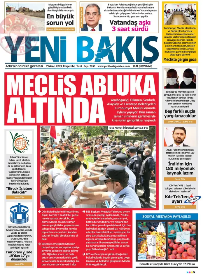 7 Nisan 2022 Perşembe Gazete Manşetleri 6