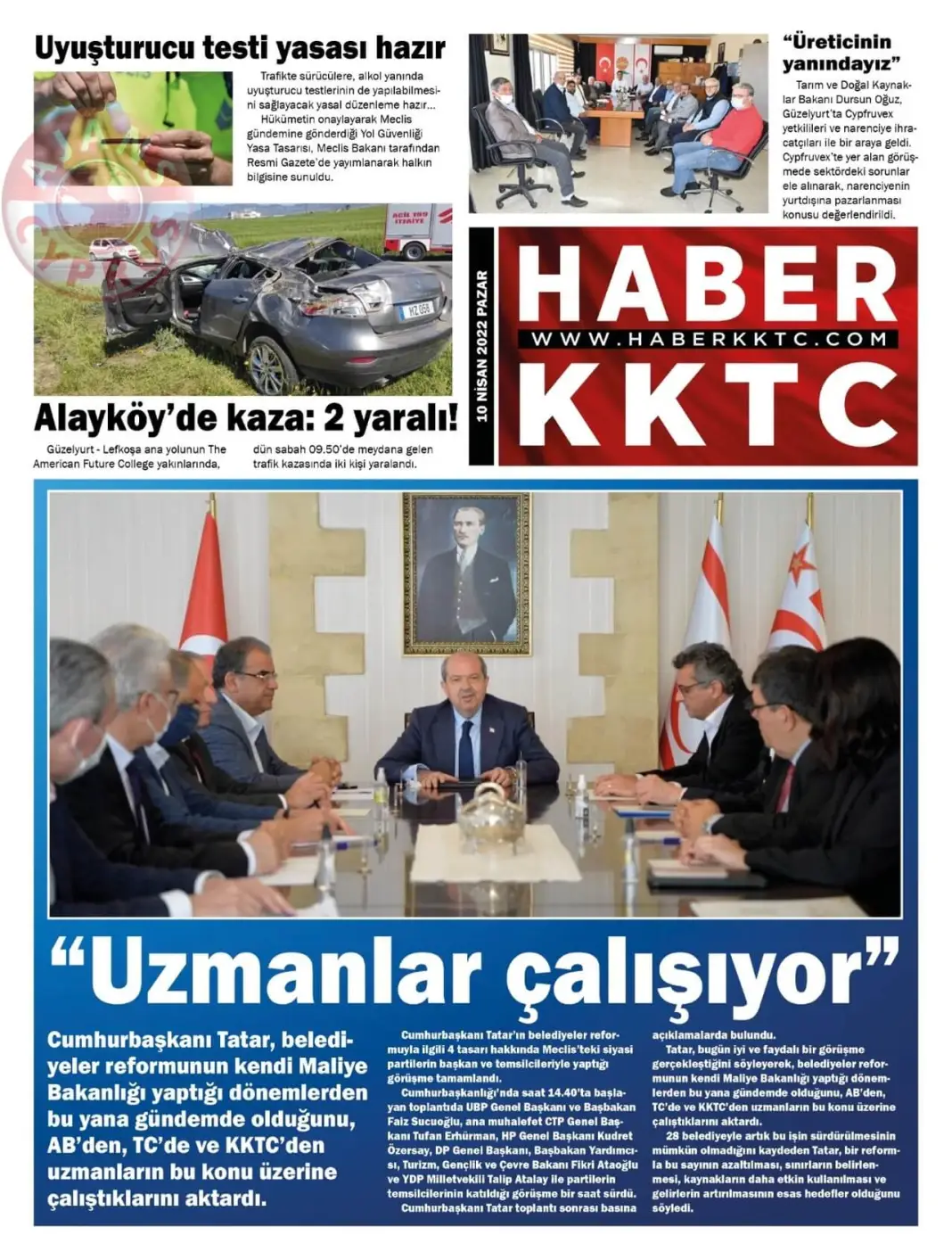 10 Nisan 2022 Pazar Gazete Manşetleri 3