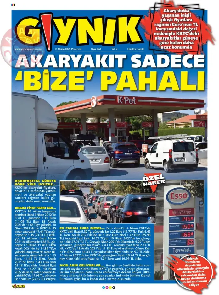 11 Nisan 2022 Pazartesi Gazete Manşetleri 9