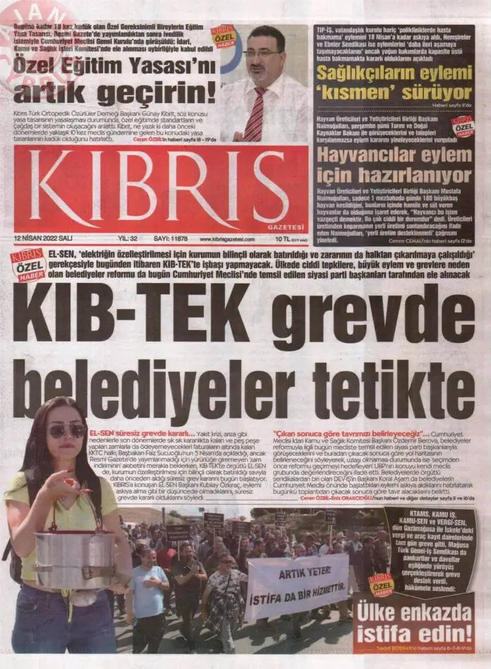 12 Nisan 2022 Salı Gazete Manşetleri 3