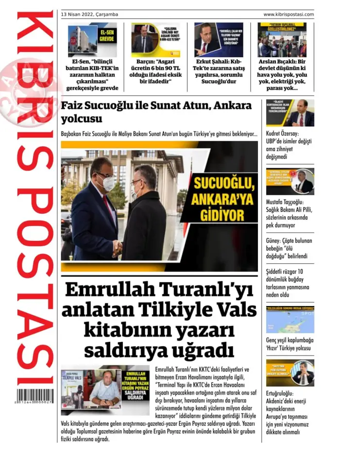 13 Nisan 2022 Çarşamba Gazete Manşetleri 11
