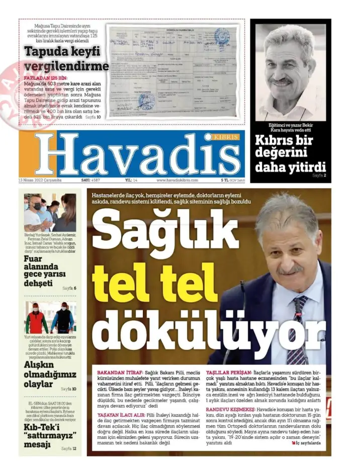 13 Nisan 2022 Çarşamba Gazete Manşetleri 14