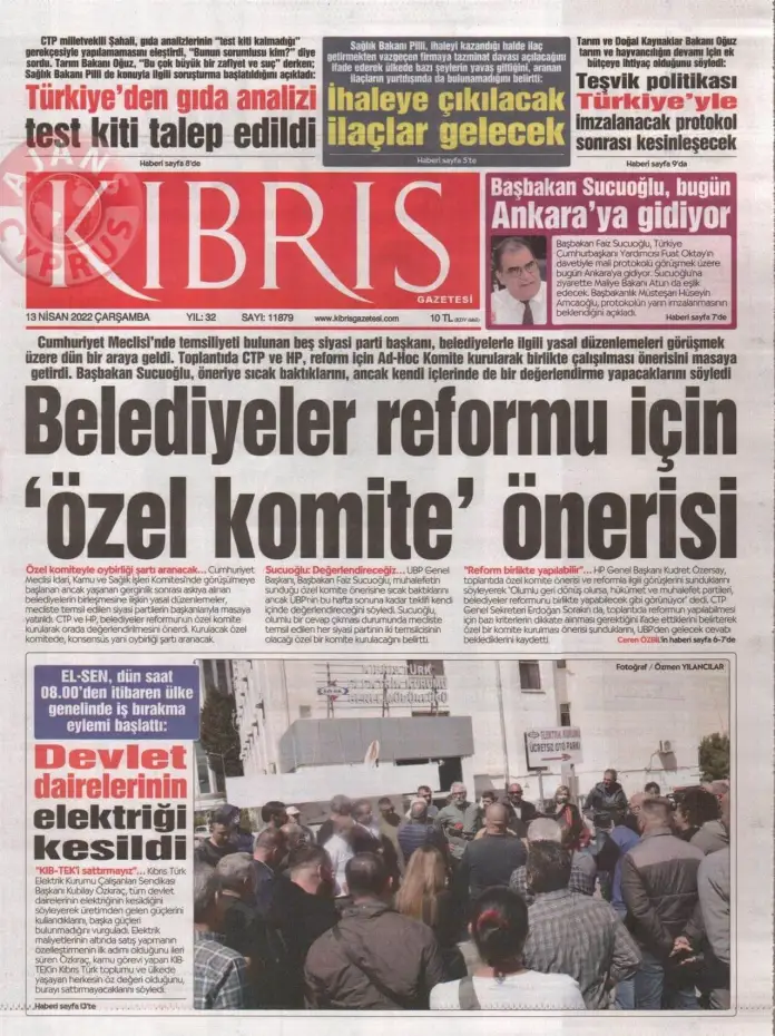 13 Nisan 2022 Çarşamba Gazete Manşetleri 4