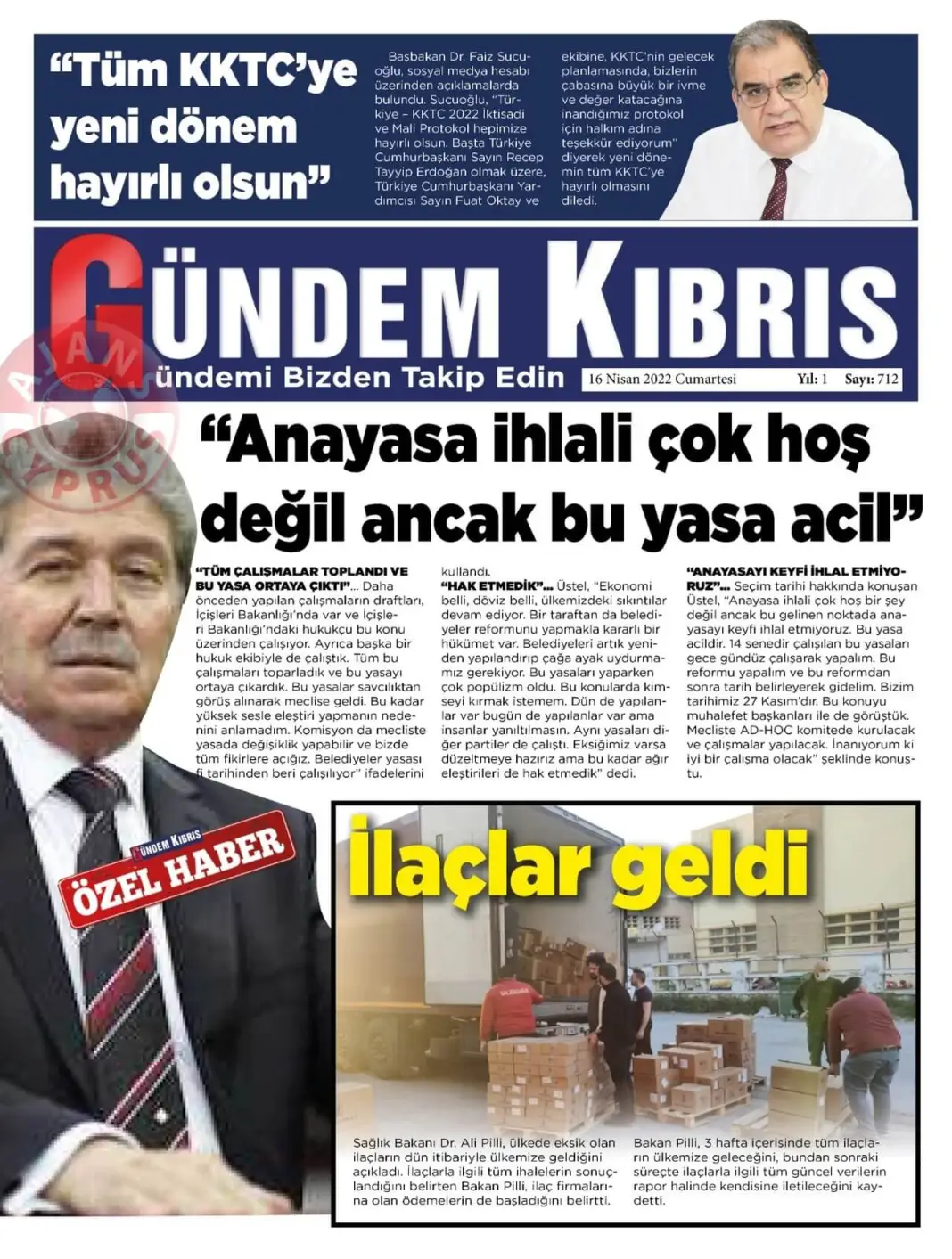 16 Nisan 2022 Cumartesi Gazete Manşetleri 3
