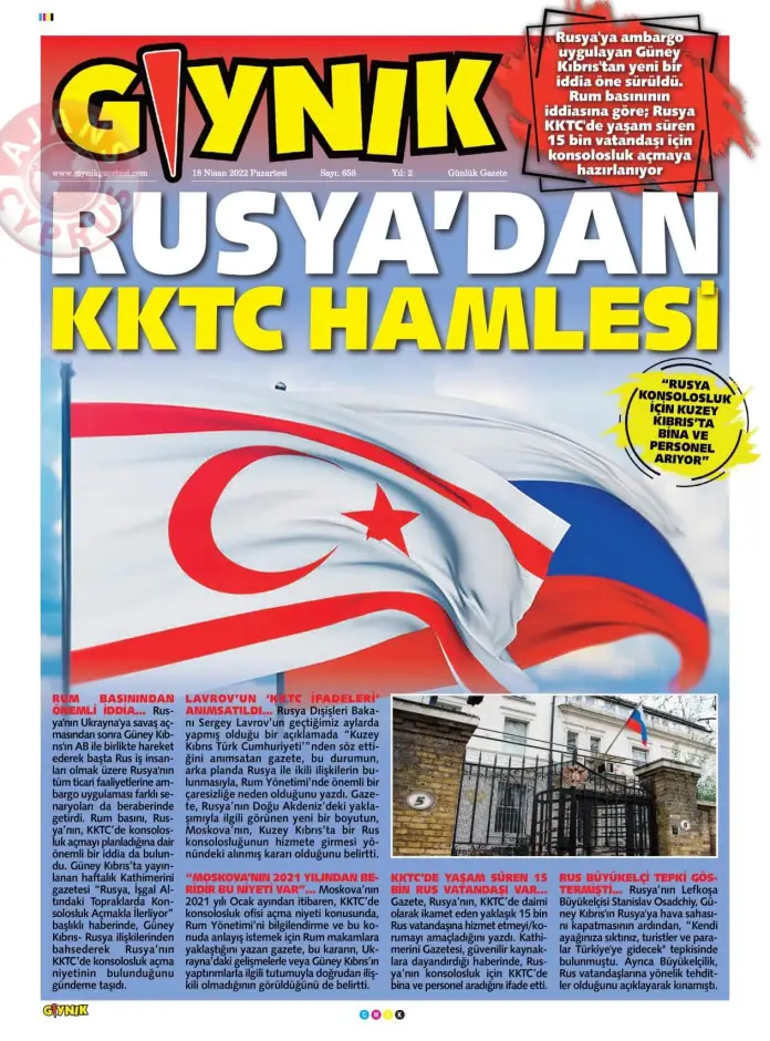 18 Nisan 2022 Pazartesi Gazete Manşetleri 12