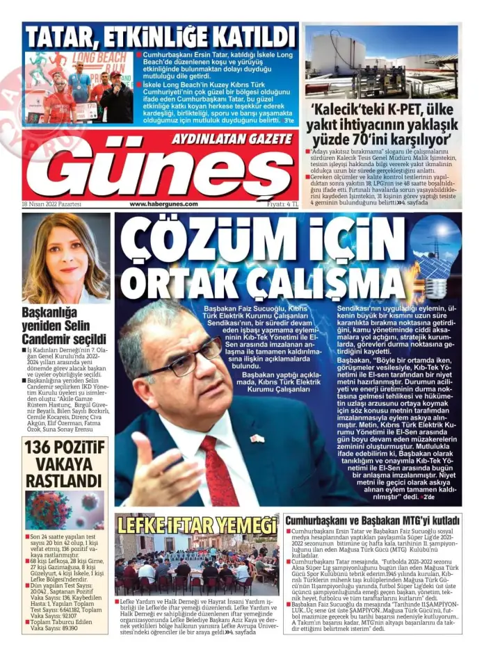 18 Nisan 2022 Pazartesi Gazete Manşetleri 14