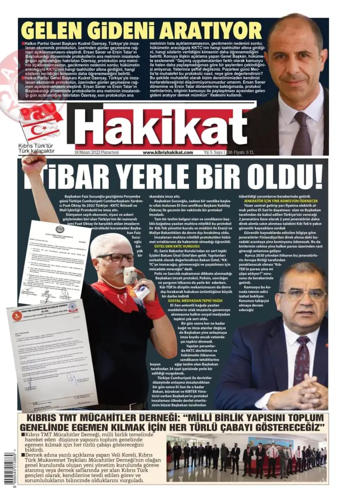 18 Nisan 2022 Pazartesi Gazete Manşetleri 15