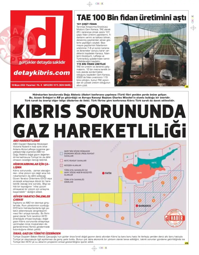 18 Nisan 2022 Pazartesi Gazete Manşetleri 8