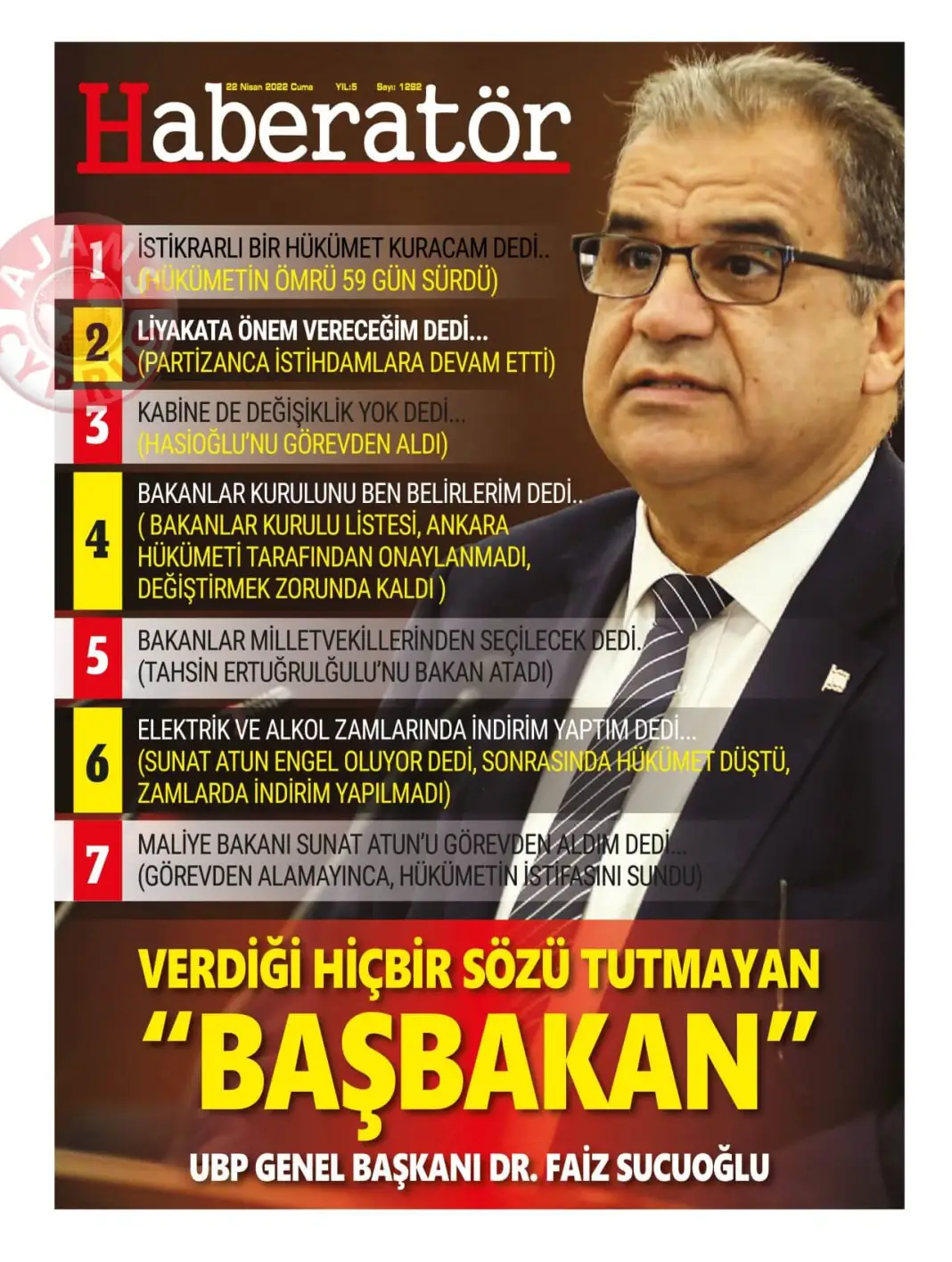 22 Nisan 2022 Cuma Gazete Manşetleri 1