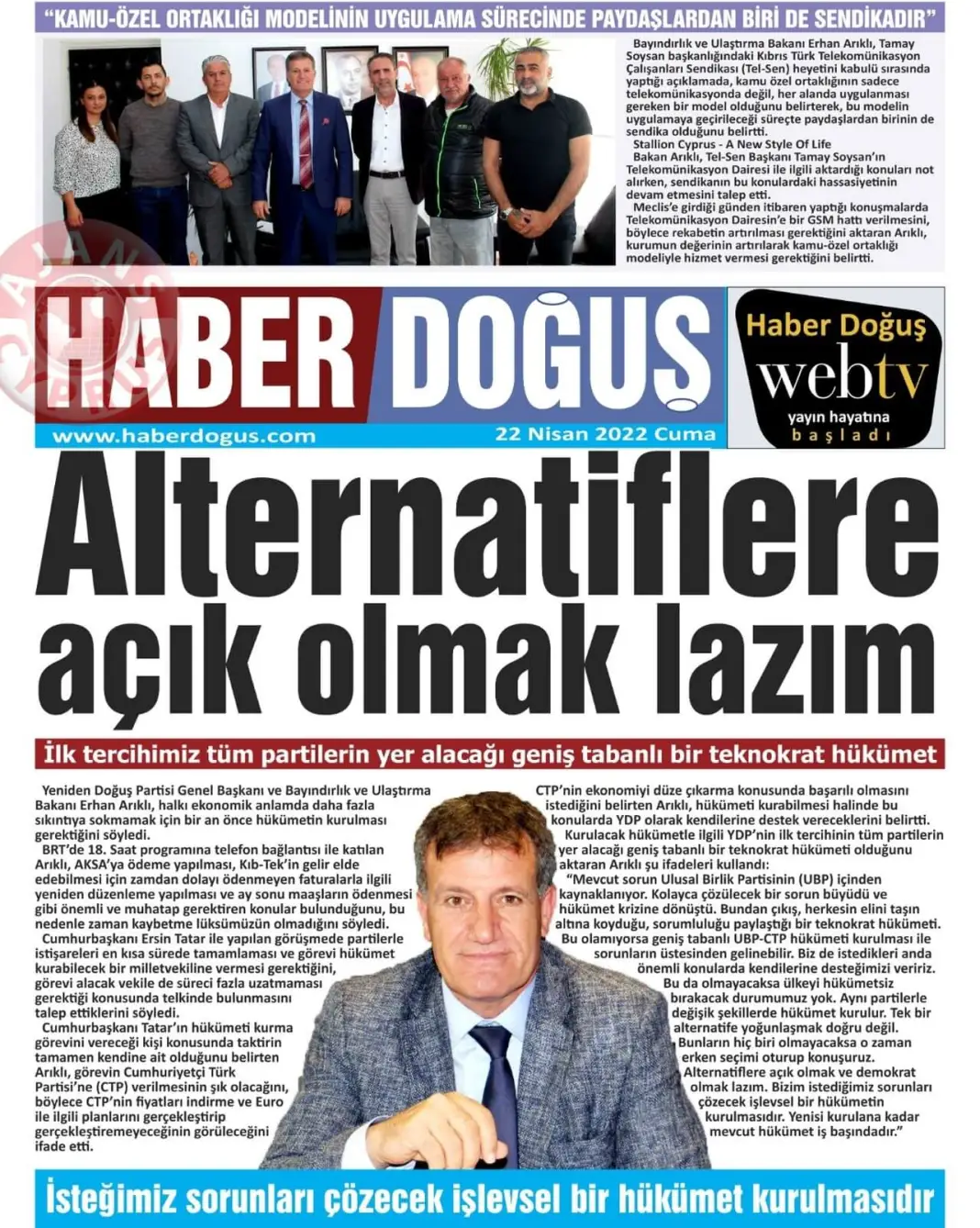 22 Nisan 2022 Cuma Gazete Manşetleri 17