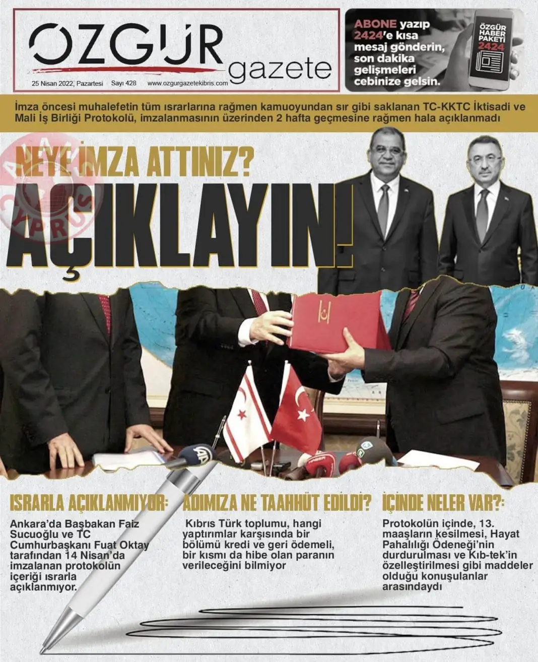 25 Nisan 2022 Pazartesi Gazete Manşetleri 10