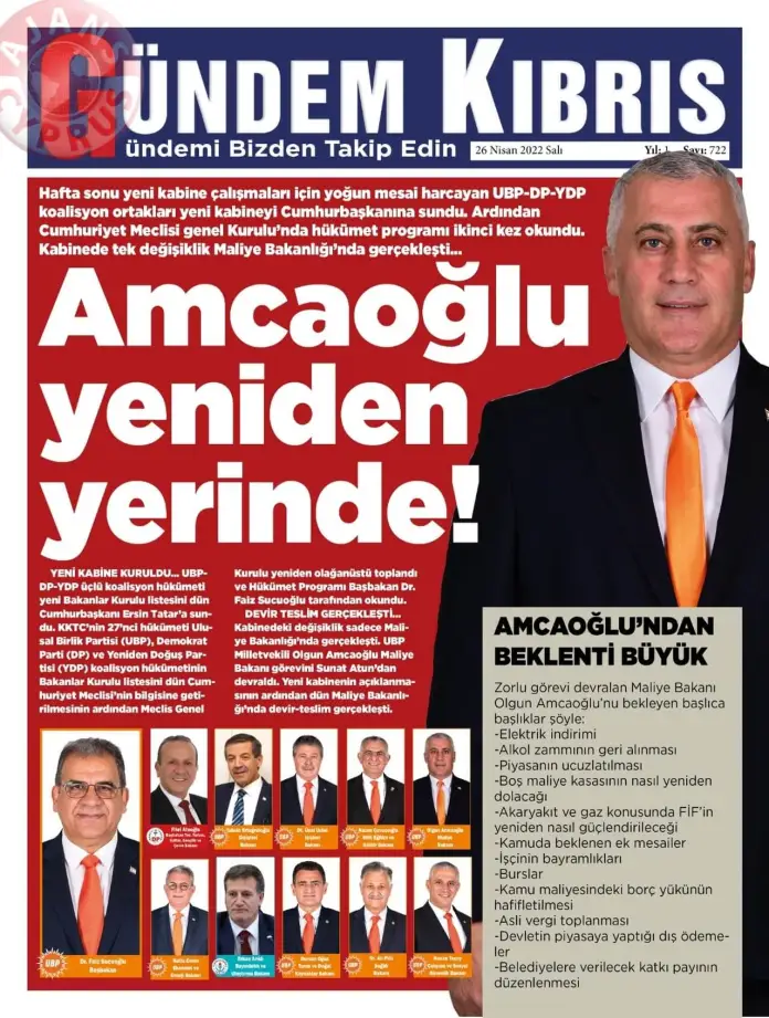 26 Nisan 2022 Salı Gazete Manşetleri 17