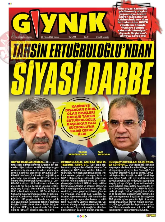 29 Nisan 2022 Cuma Gazete Manşetleri 13