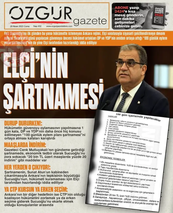 29 Nisan 2022 Cuma Gazete Manşetleri 15