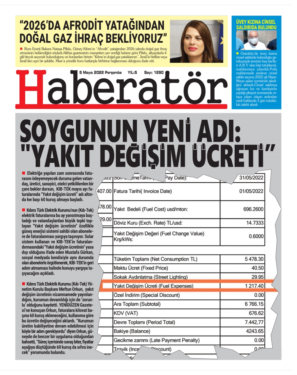 5 Mayıs 2022 Perşembe Gazete Manşetleri 1