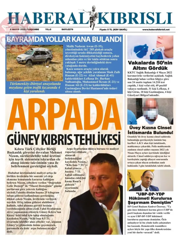 5 Mayıs 2022 Perşembe Gazete Manşetleri 14