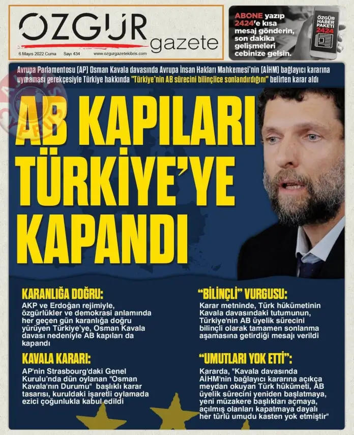6 Mayıs 2022 Cuma Gazete Manşetleri 6
