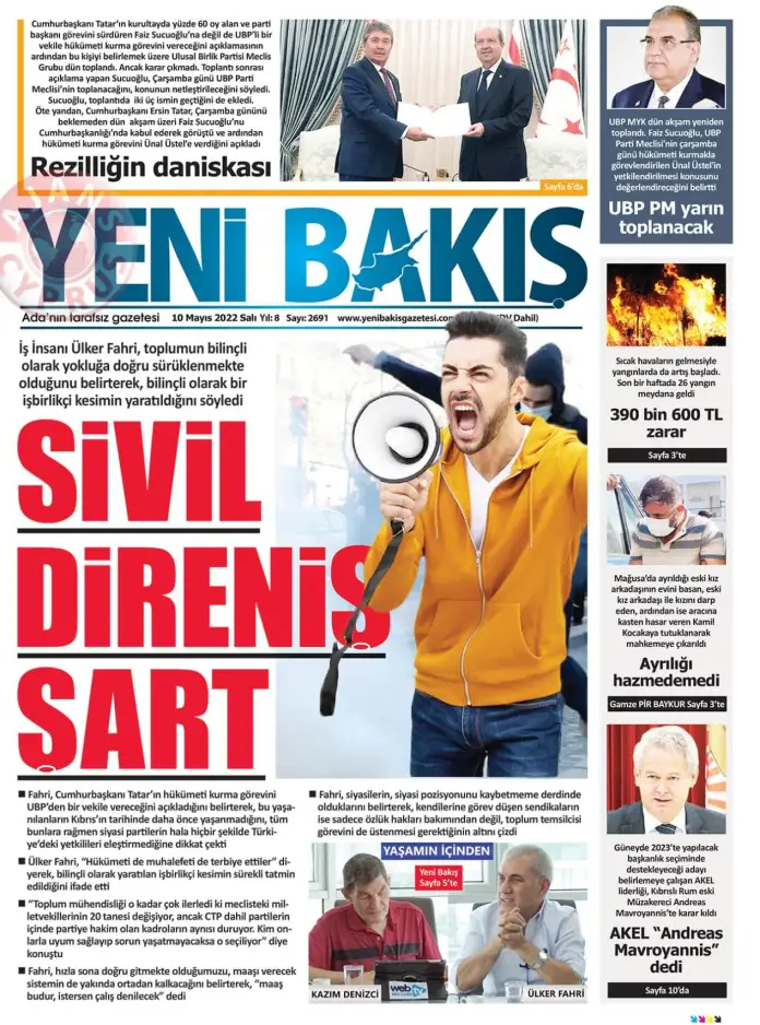 10 Mayıs 2022 Salı Gazete Manşetleri 6