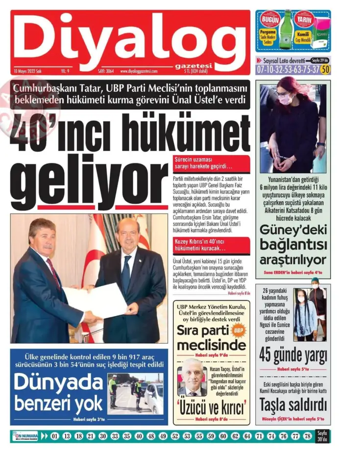 10 Mayıs 2022 Salı Gazete Manşetleri 9