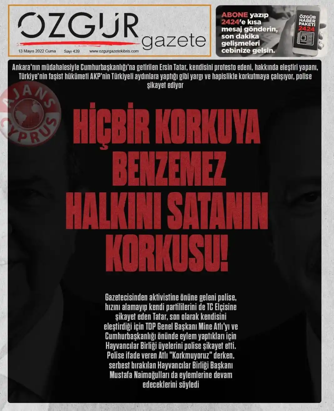 13 Mayıs 2022 Cuma Gazete Manşetleri 13