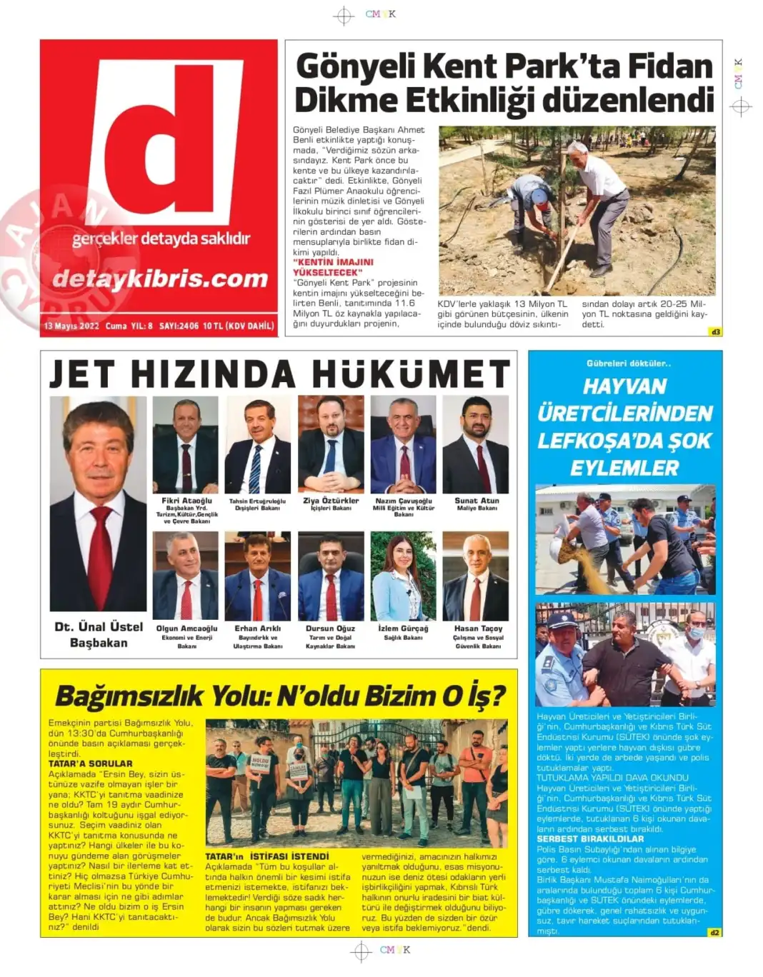 13 Mayıs 2022 Cuma Gazete Manşetleri 8